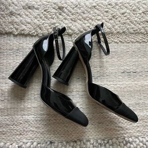 Sam Edelman Size 6.5 Christine Black Patent Pumps